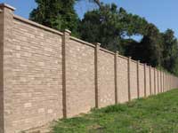 Privacy Fence with Pattern