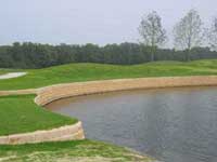 Retaining Wall Water Application