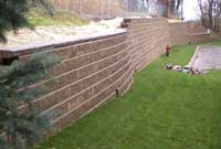 Woodland Heights Retaining Wall Project