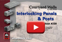 interlocking walls and posts