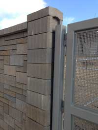Concrete Fence Gate Attachement