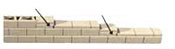 retaining wall step down - gradual