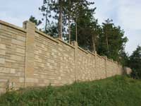 Concrete Fence Sound Barrier