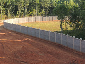 AB Fence under construction