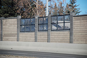 AB Fence with window panels