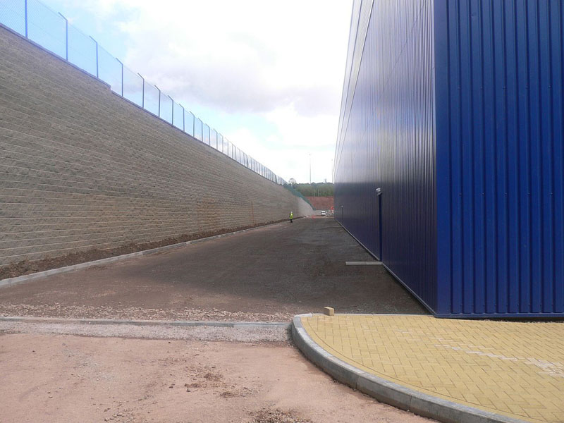 Large Retaining Wall