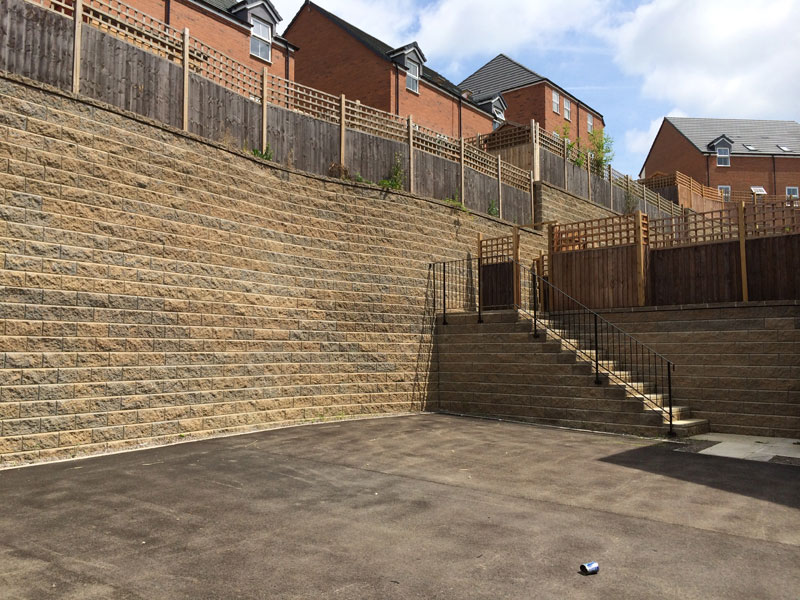 Retaining Wall - fence