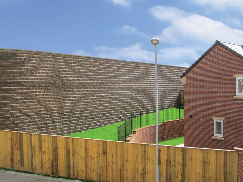 tall Retaining Wall