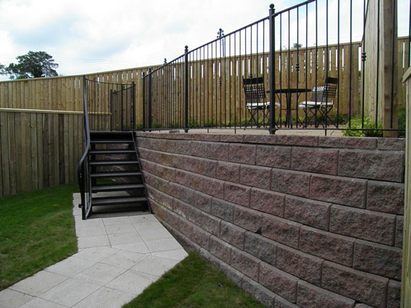 raised patio