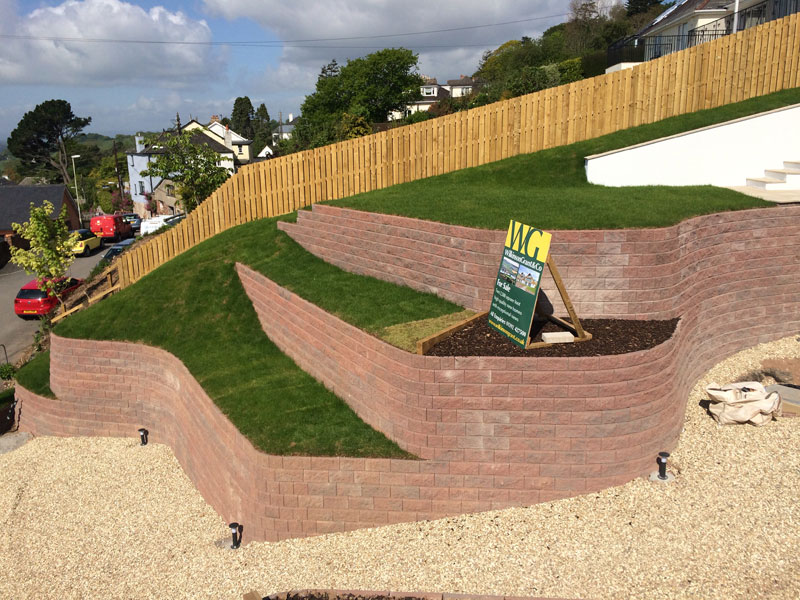 terraces - retaining walls