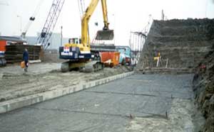 Backfilling with Geogrid