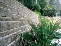 Patterned Retaining Wall