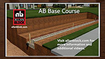 Installation Steps for Retaining Wall Base Course