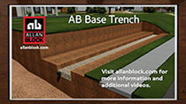Installation Steps to Build a Proper Base Trench for AB Retaining Walls