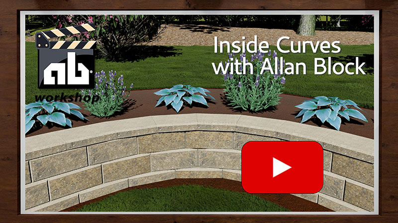 How to Build an Inside Curved Retaining Walls