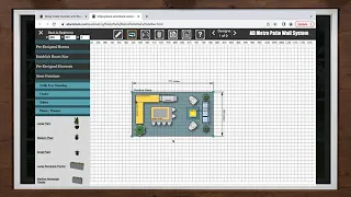 Allan Block Metro Patio Wall App — Custom Designs or Design Your Own Project