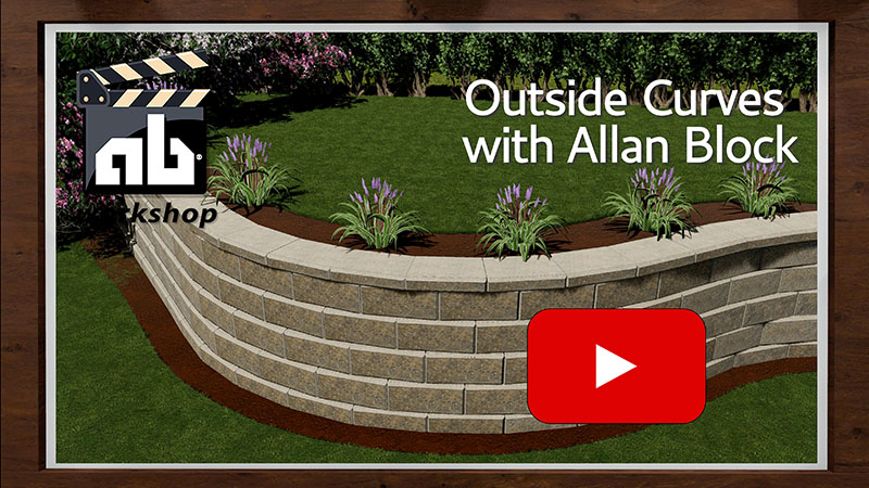 How to Build an Outside Curved Retaining Wall