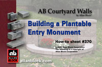 Plantable Entry Monument