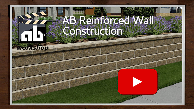 How to build a reinforced retaining wall