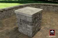 How to Build a Patio Wall Post/Pillar