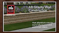 Build a Gravity Retaining Wall