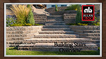 How to build retaining wall stairs